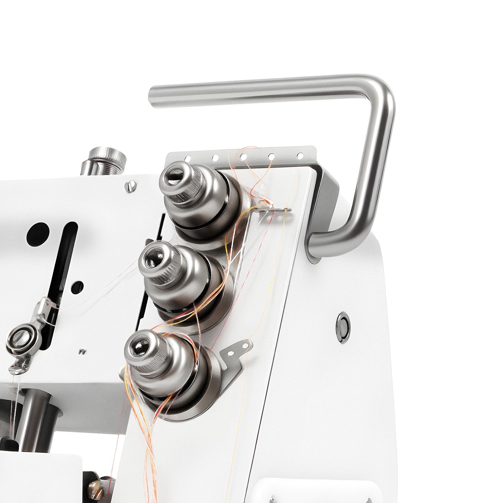 Professional 4 Thread Serger Overlock Sewing Machine 4-Line w/ Foot Controller