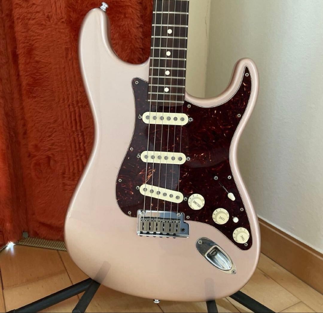 Fender Usa Stratocaster Burgundy Mist Pink