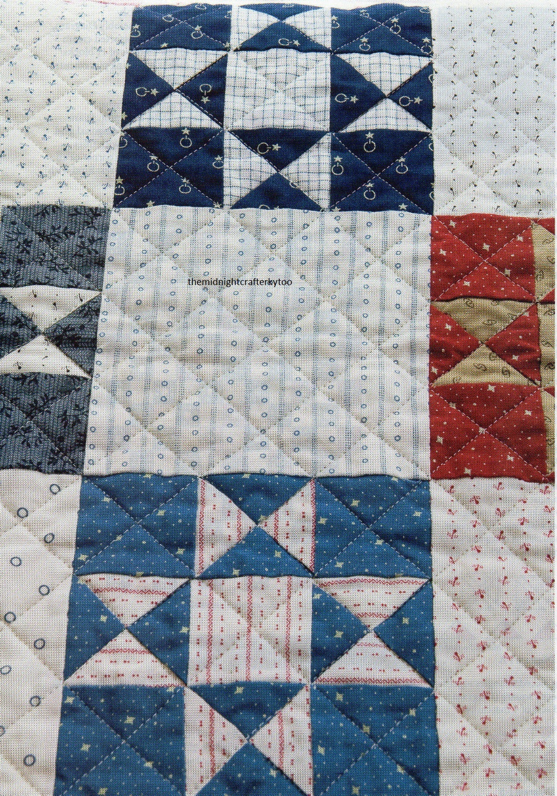 Petite Shirting Stars Quilt Pattern Pieced JH