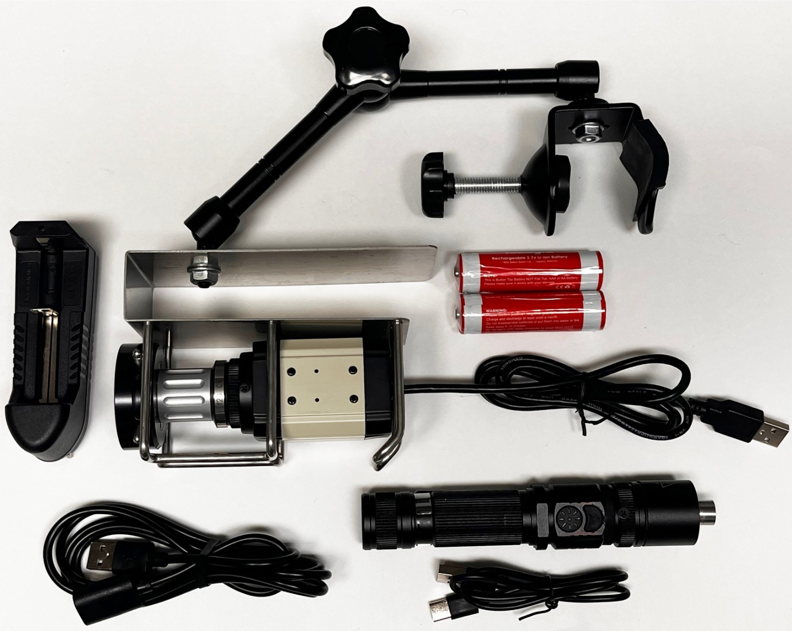 Rigid Endoscope Endoscopy Sinuscope HD USB Camera+Coupler+LED Light Source+Mount