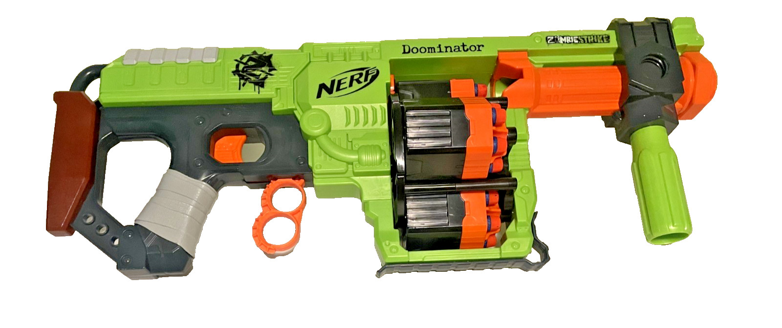 Nerf Zombie Strike Doominator Dominator Dart Gun Blaster Zombie Blaster Green Y1