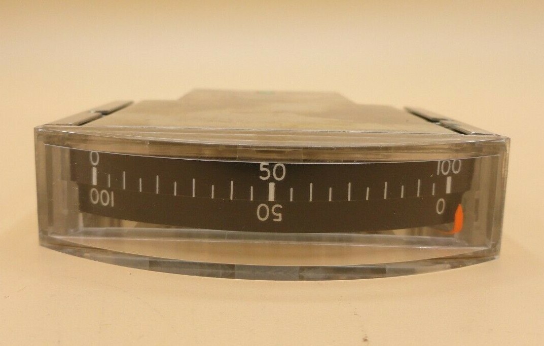 WESTON INST. CO. MODEL 121 EDGEWISE 4 -20 ma PANEL METER NEW (SCALE 0 -100 )