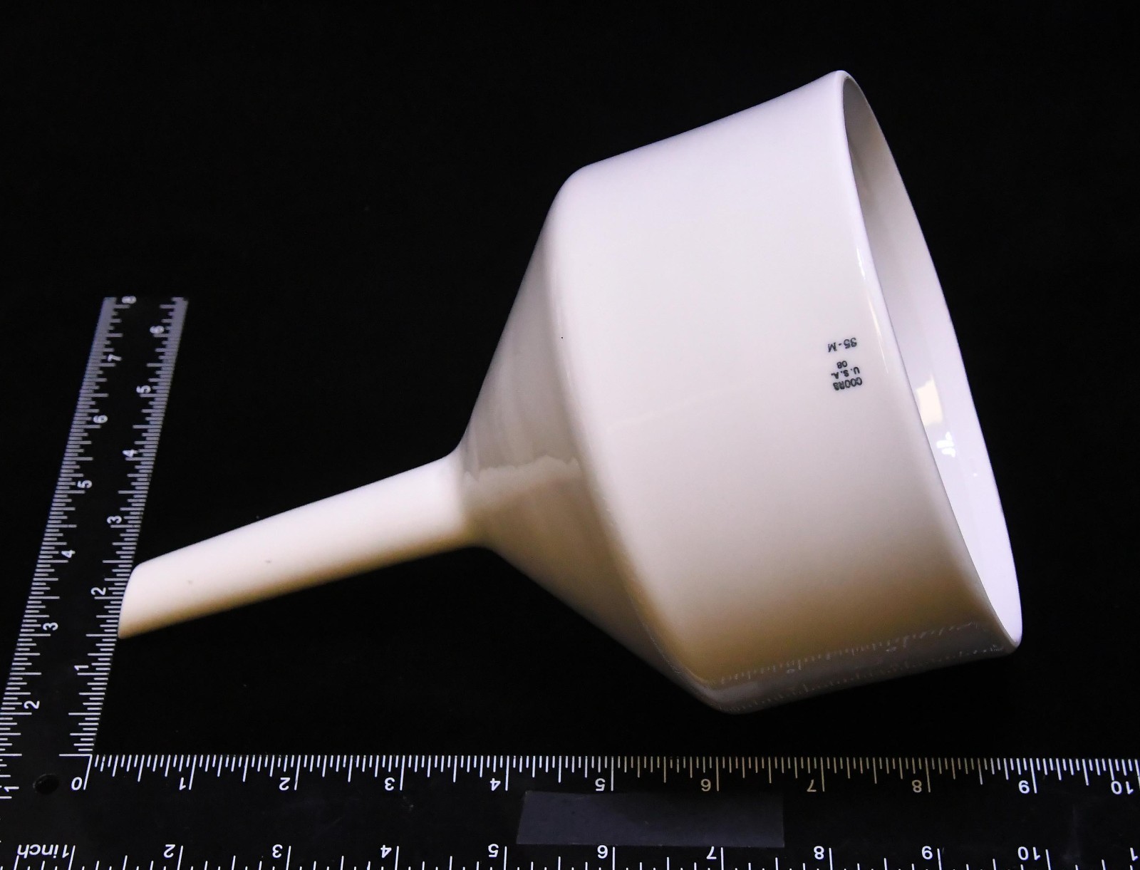COORS 35-M CERAMIC PORCELAIN BUCHNER FUNNEL