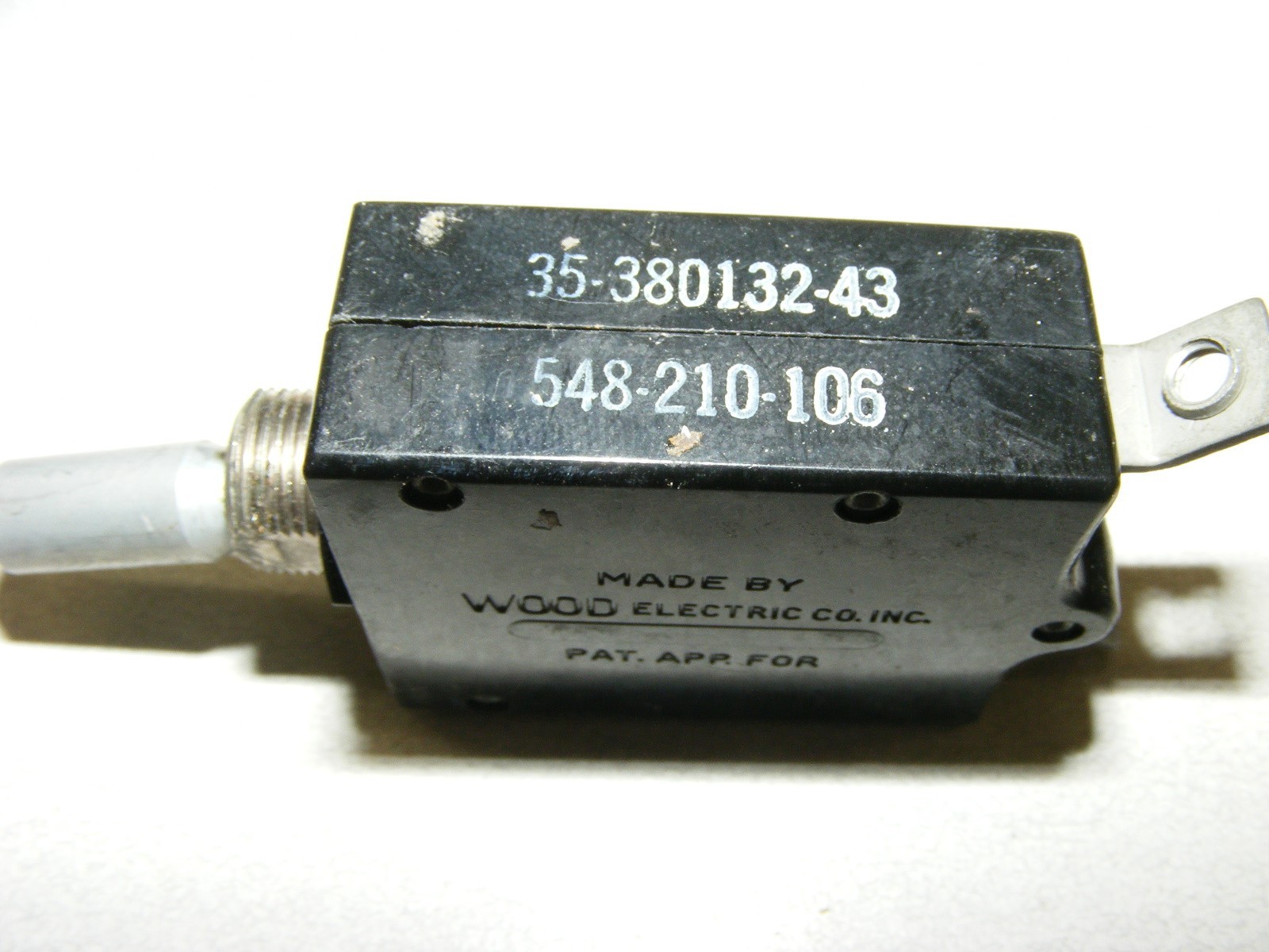 Wood Circuit Breaker Switch 35 380132 43 Aircraft (a97) h