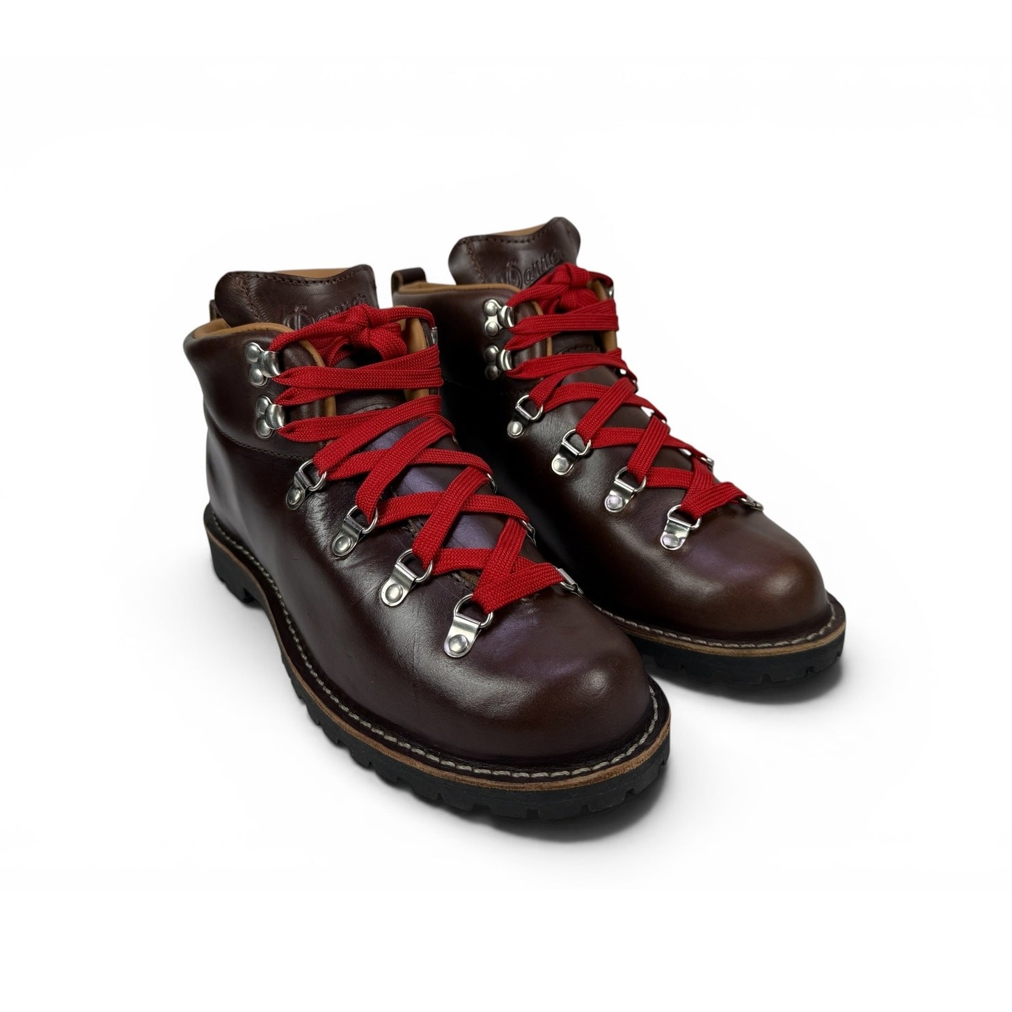 Danner Mountain Trail Boots 90th Anniversary Mens 9.5 EE Brown Leather 30510