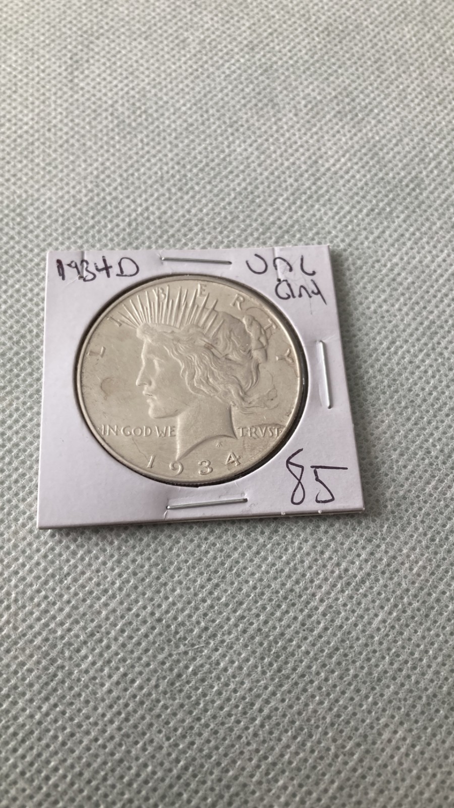 1934-D Peace Dollar,