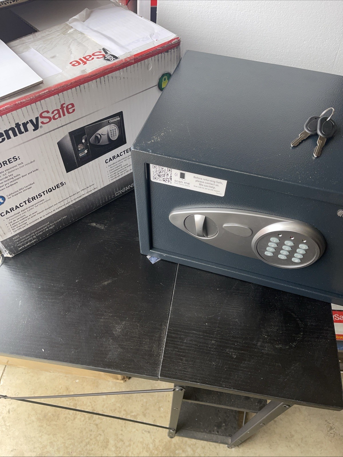 SentrySafe Security Safe with Digital Keypad Lock 0.58 cu. ft.  X055 (OB)