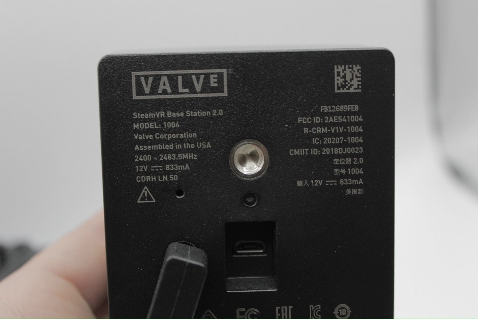 Valve SteamVR Base Station 2.0 (Model 1004) - Pair