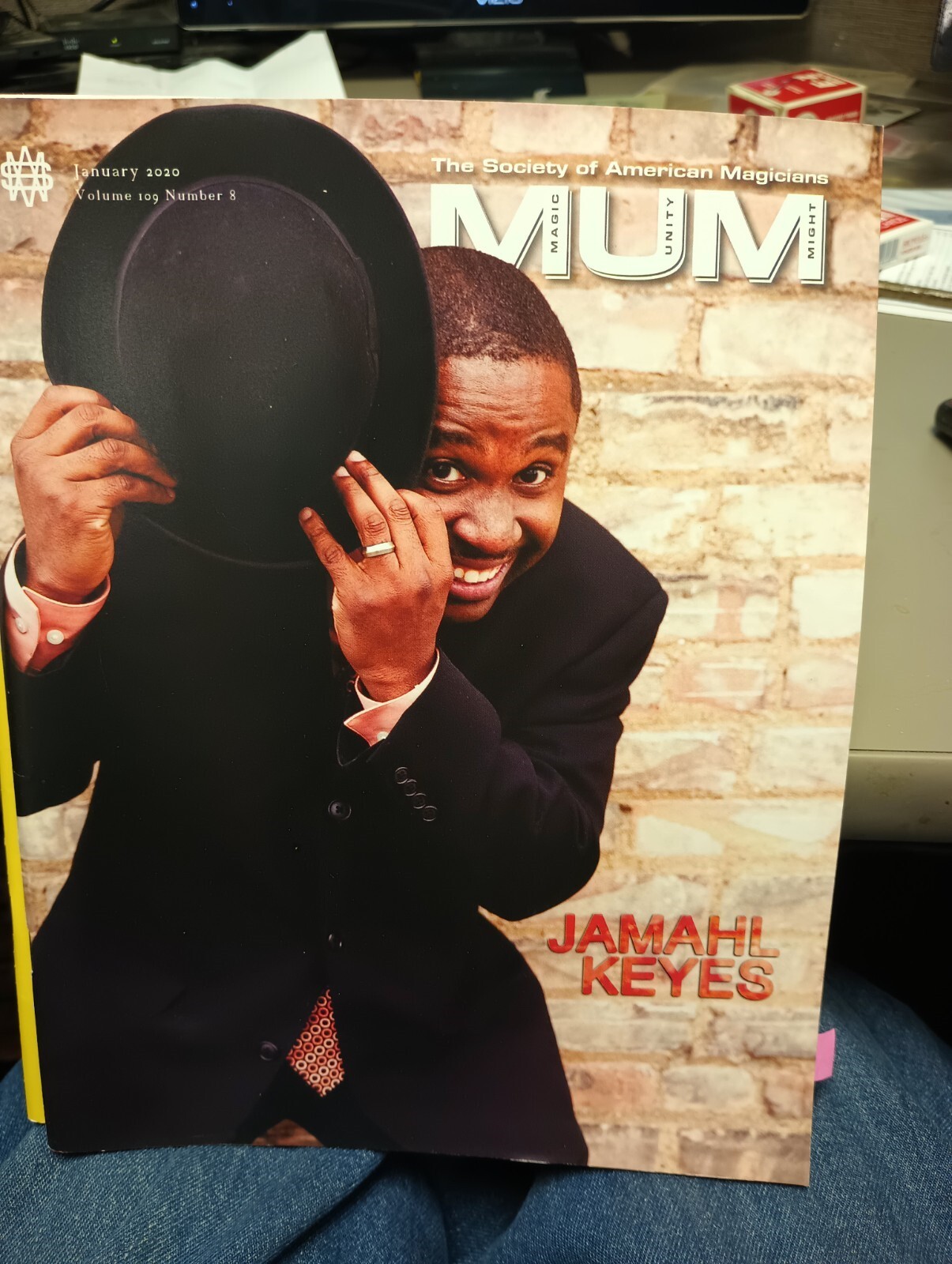 Jamahl Keyes MUM Society of American Magicians Magazine Issue 2020