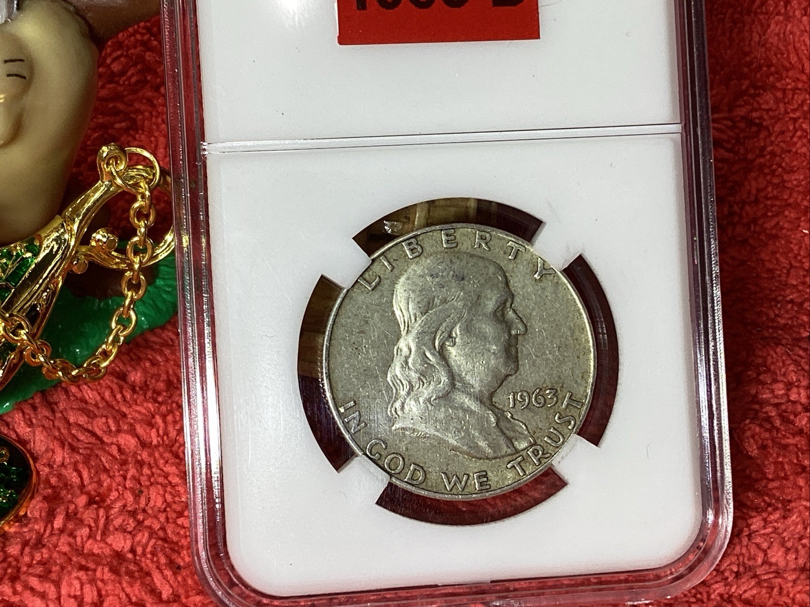 1963 D FRANKLIN HALF 💰in GENERIC SLAB 👀