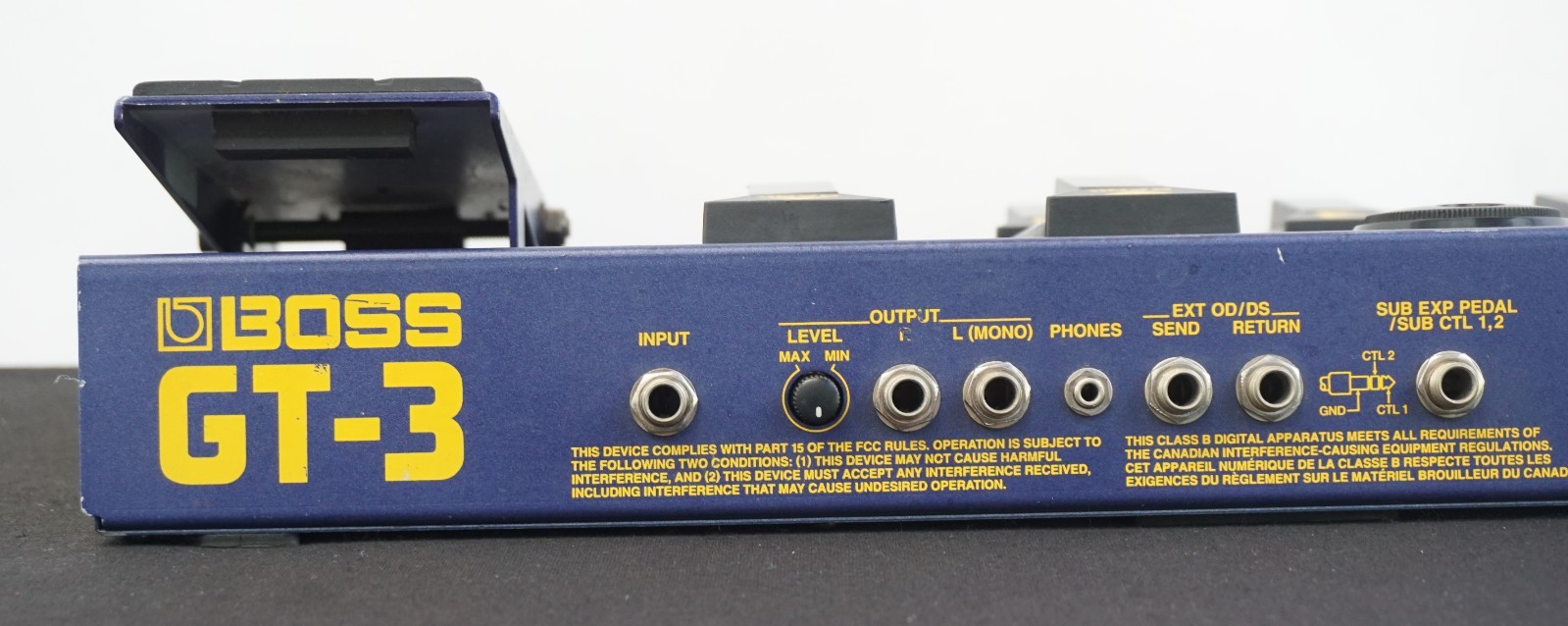 Roland Boss GT-3 Guitar Multi Effects Processor Pedal Board - 100V