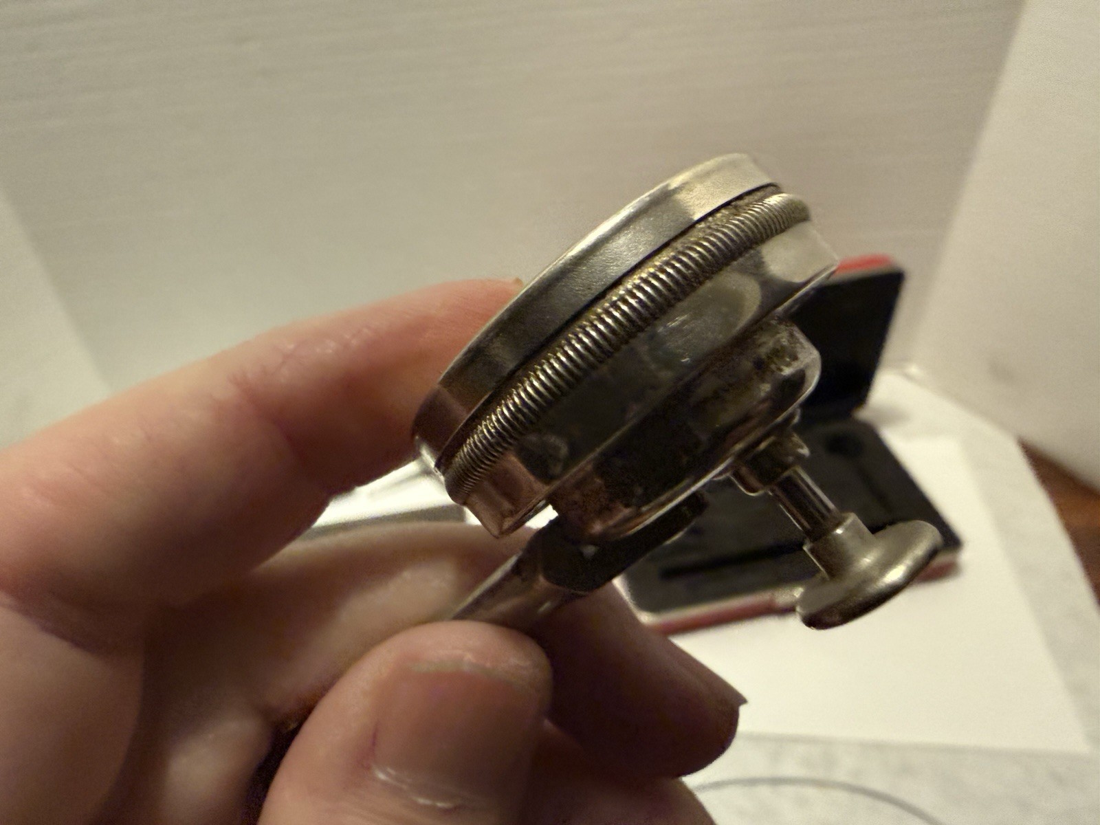 Vintage Starrett 196 Universal Dial Test Indicator