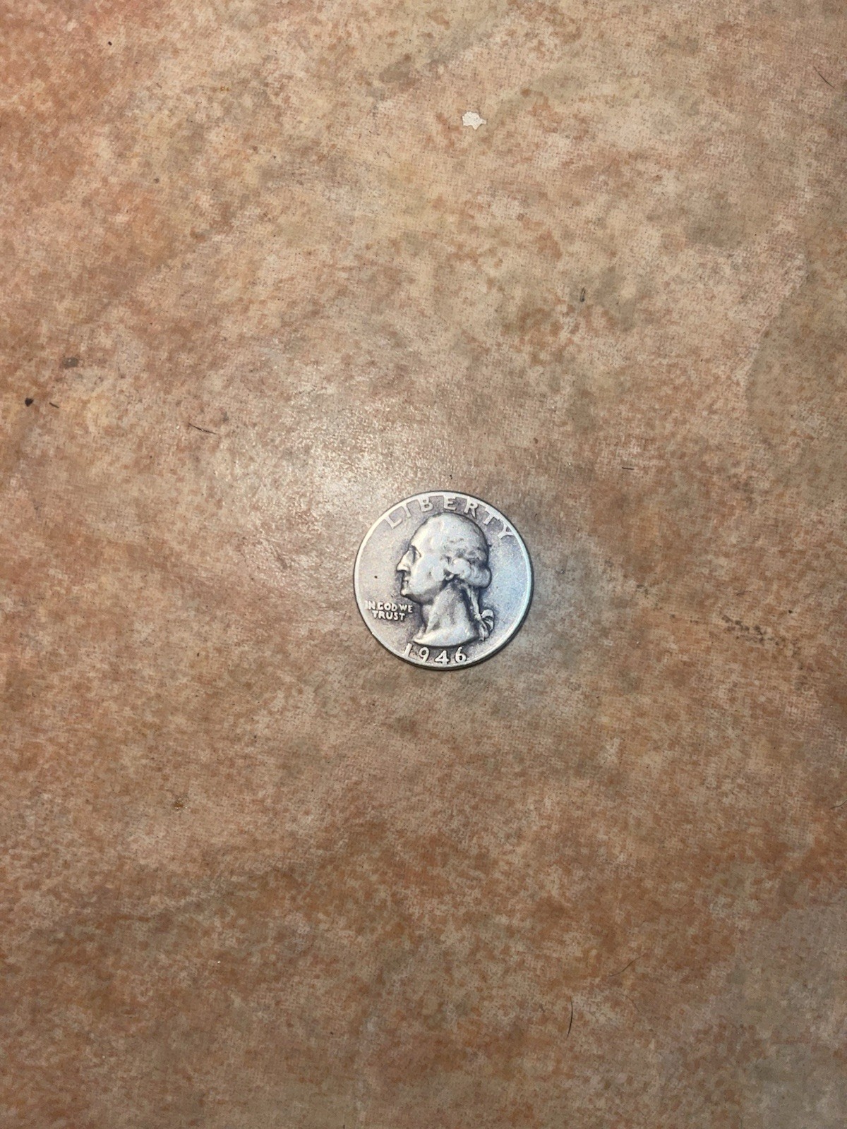 Vintage Quarter With Unique Markings.