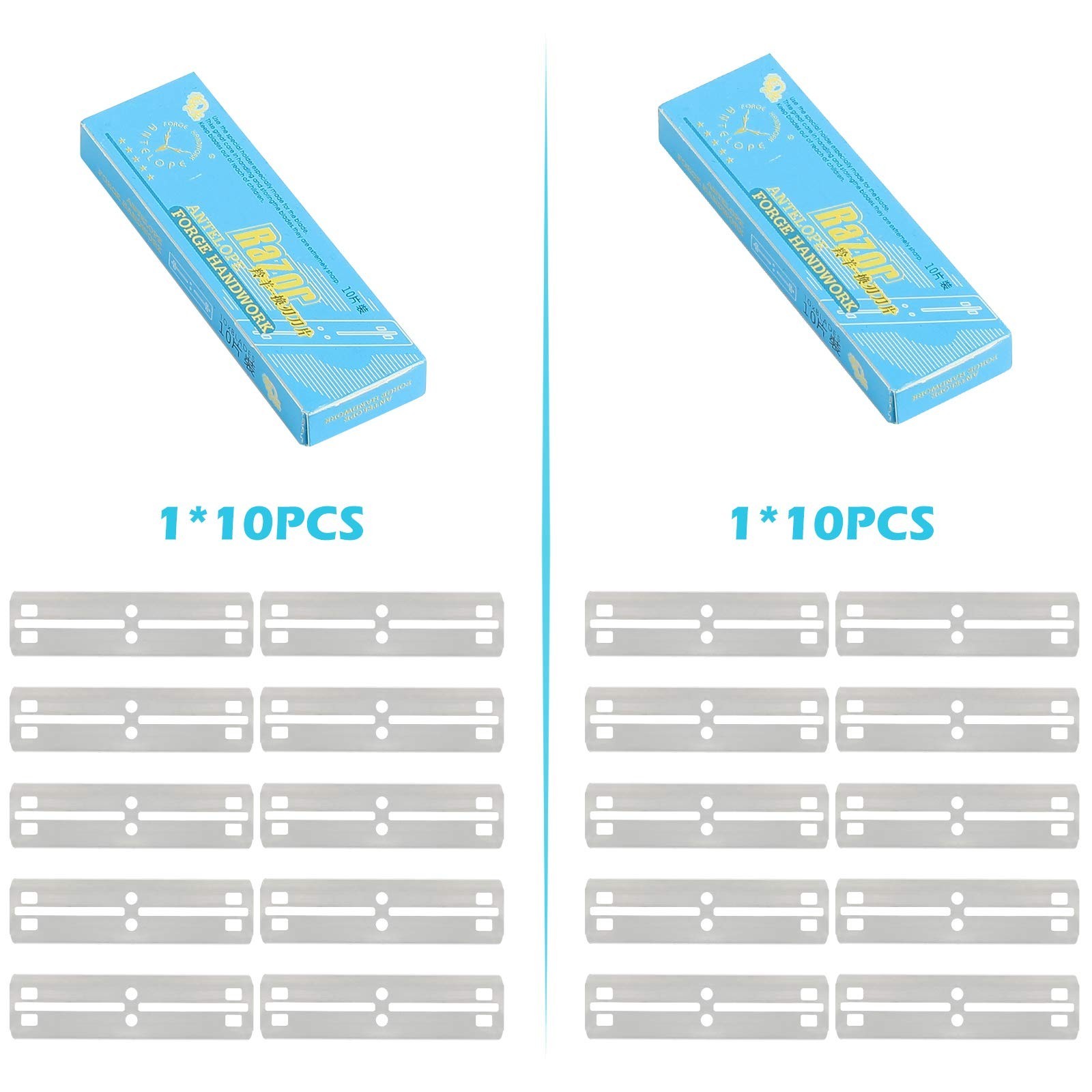 Pronetcus Tough Aquarium Algae Scraper Blade with 20PCS, Algae Scraper Blade ...