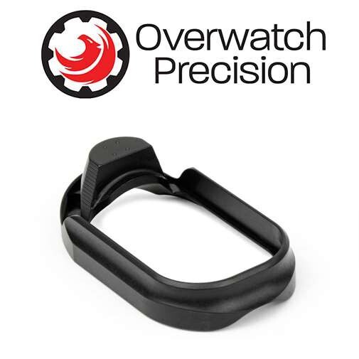 Overwatch Precision HAVE BLUE Flared Magwell for Gen 3 Glock 19/23/32/38 - Black