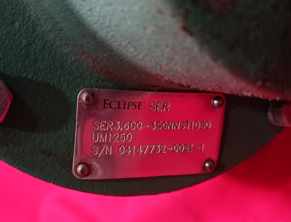 Eclipse Single Ended Radiant (SER) Tube Burner - SER3, 600-350NNST1050UM1250