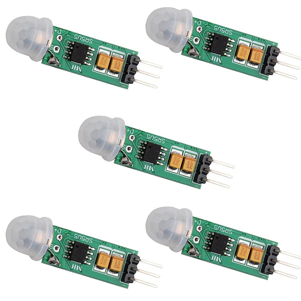 Stemedu HC-SR505 Mini Infrared PIR Motion Sensor, 5PCS Sensor