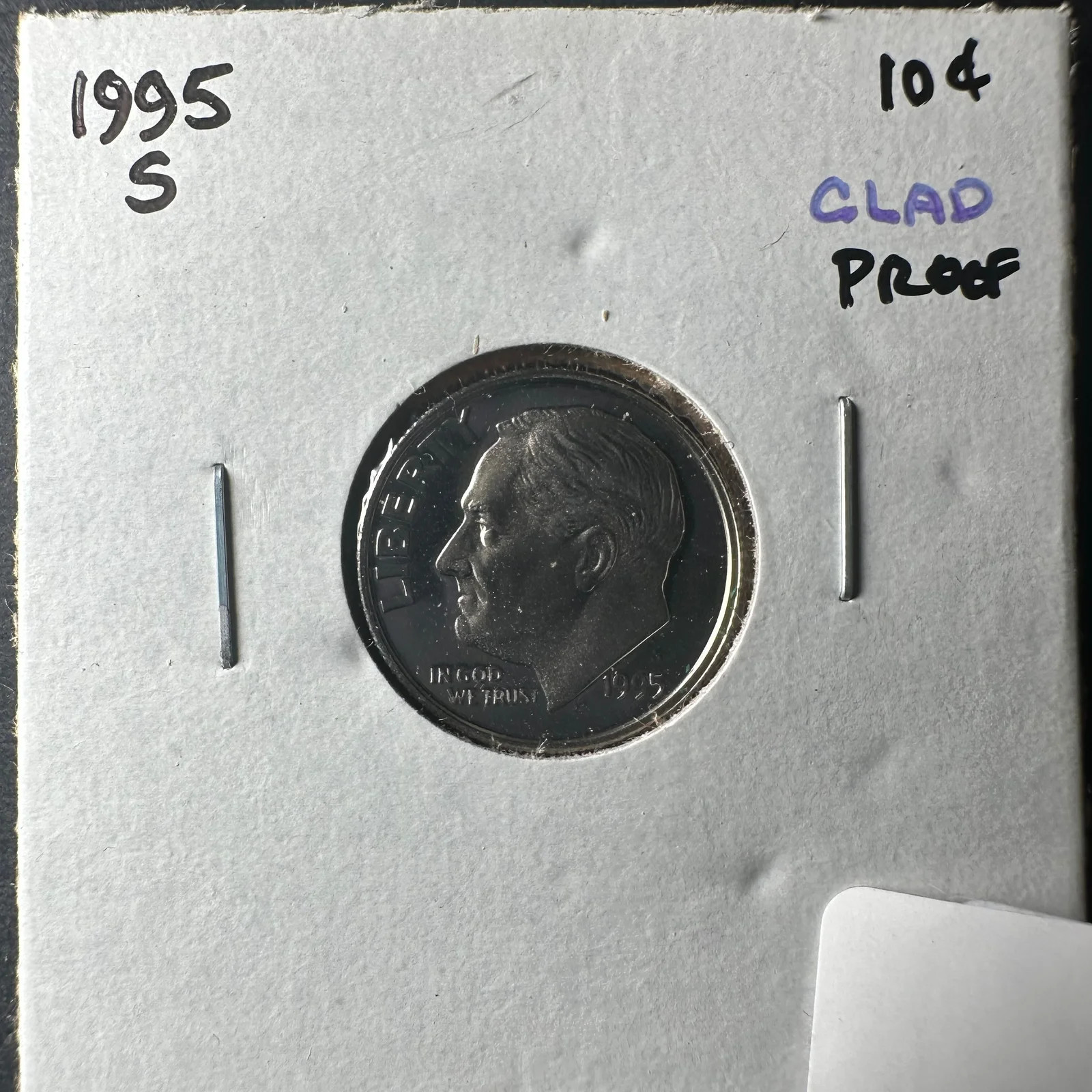 1995-S Roosevelt Dime Clad Proof Brilliant Luster