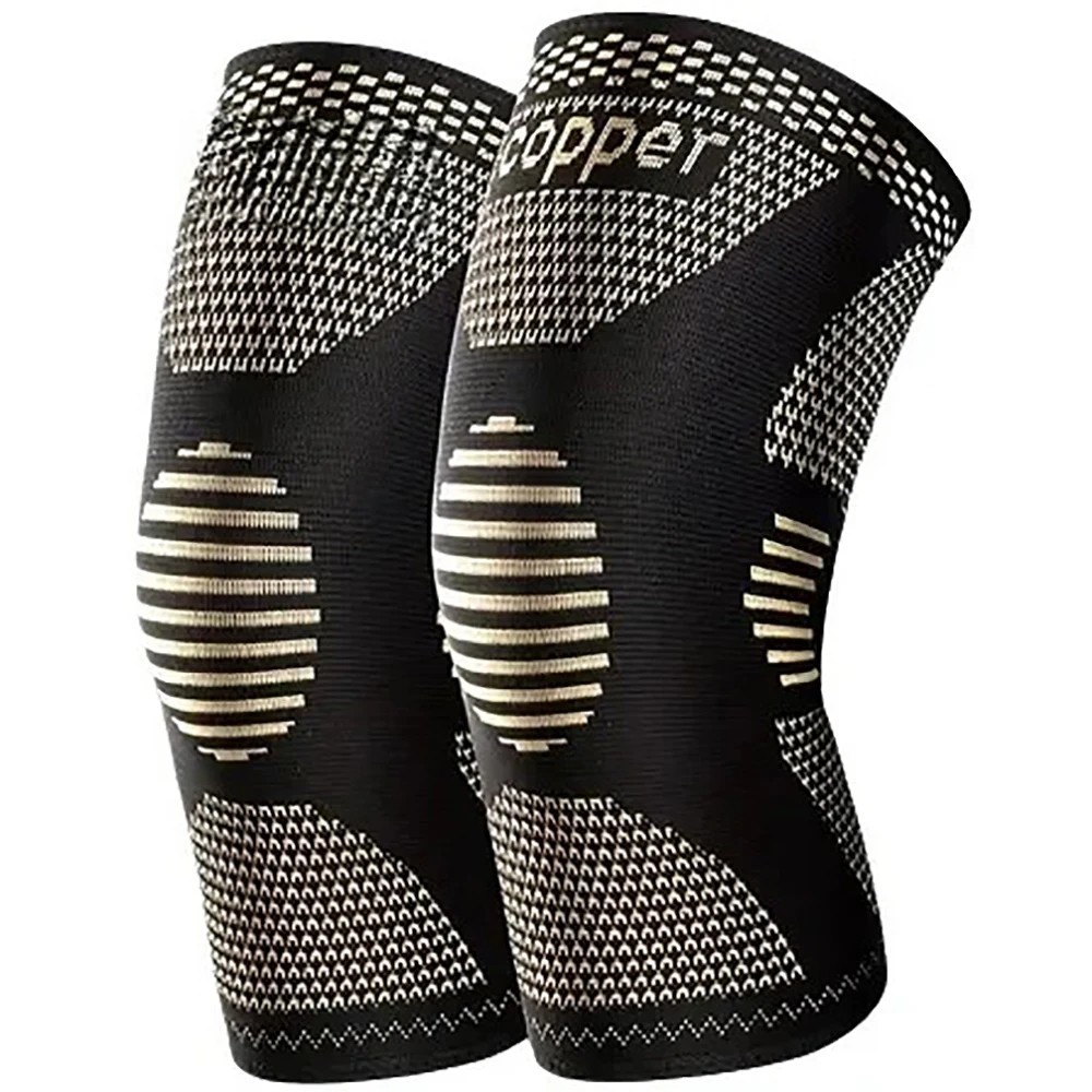 Copper Knee Brace Compression Sleeve for Sports Arthritis Support