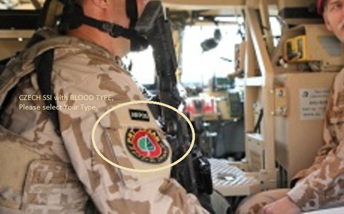 KANDAHAR WHACKER ISAF JSOC SP OPS SAS JTF2 KSK TAB: Blood Type "AB NEG" X 2 TABS