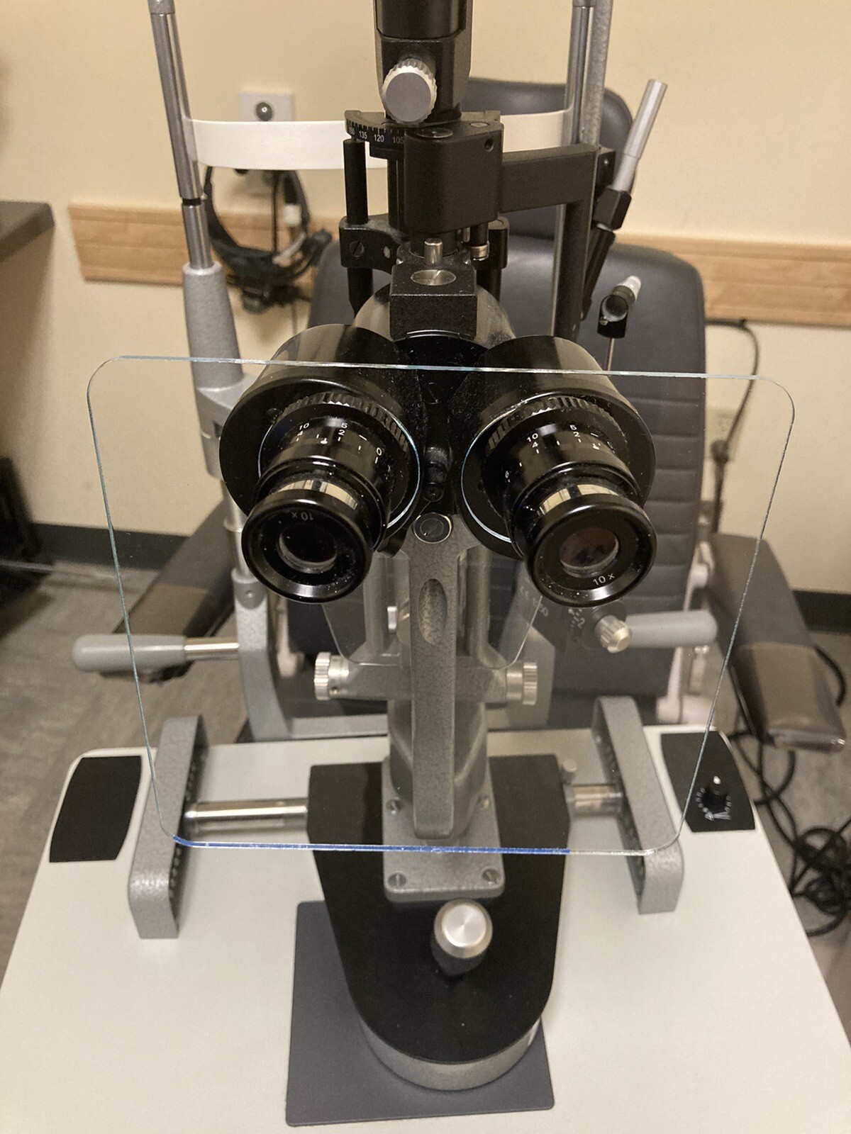 Slit Lamp Breath Shield Large Large thick acrylic 7 1/2x 7 1/2