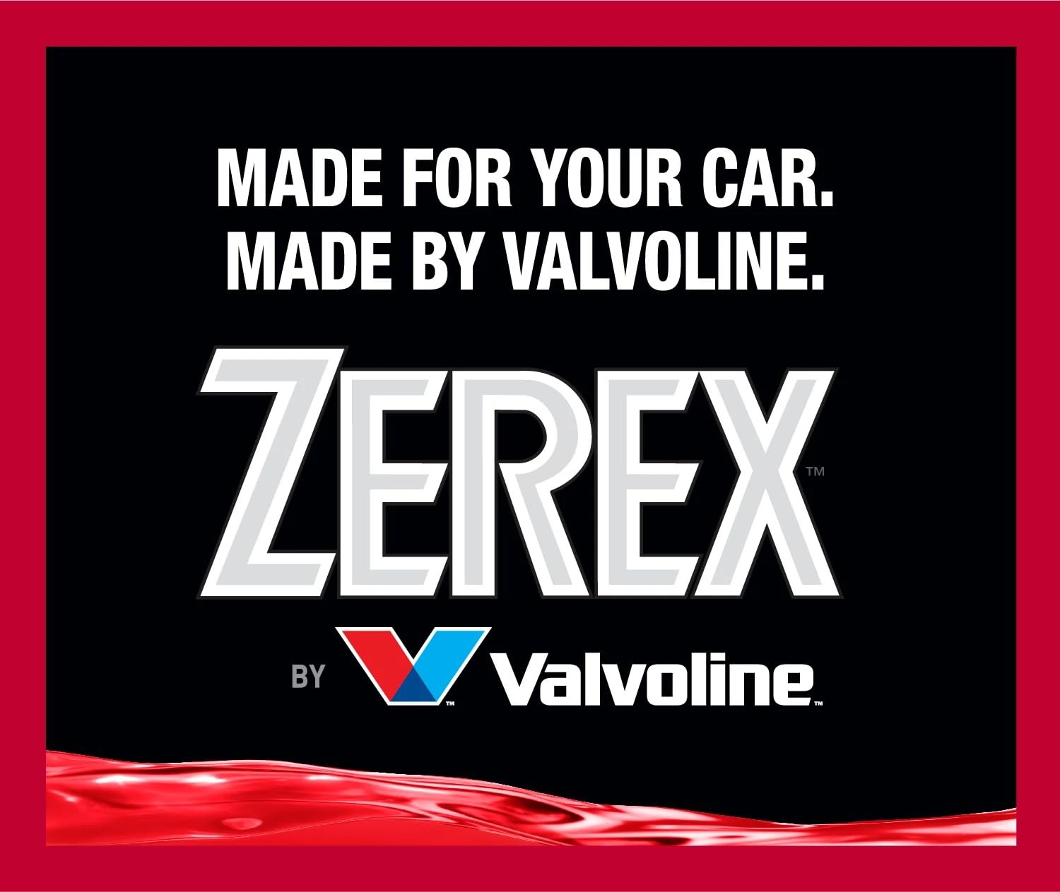 Zerex Asian Vehicle Red Antifreeze Coolant Concentrate 1 Gallon 1 Gallon,
