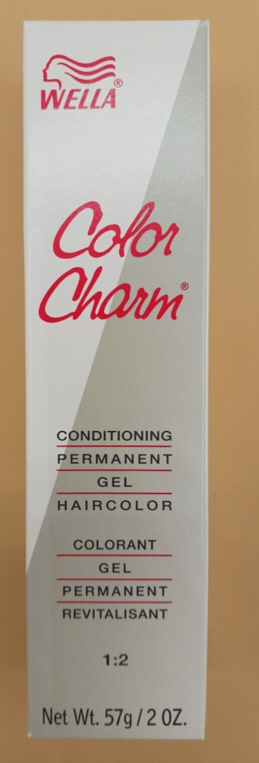 Wella Color Charm Permanent Hair Color Gel 2 oz. 1x2  [Choose Your Color]