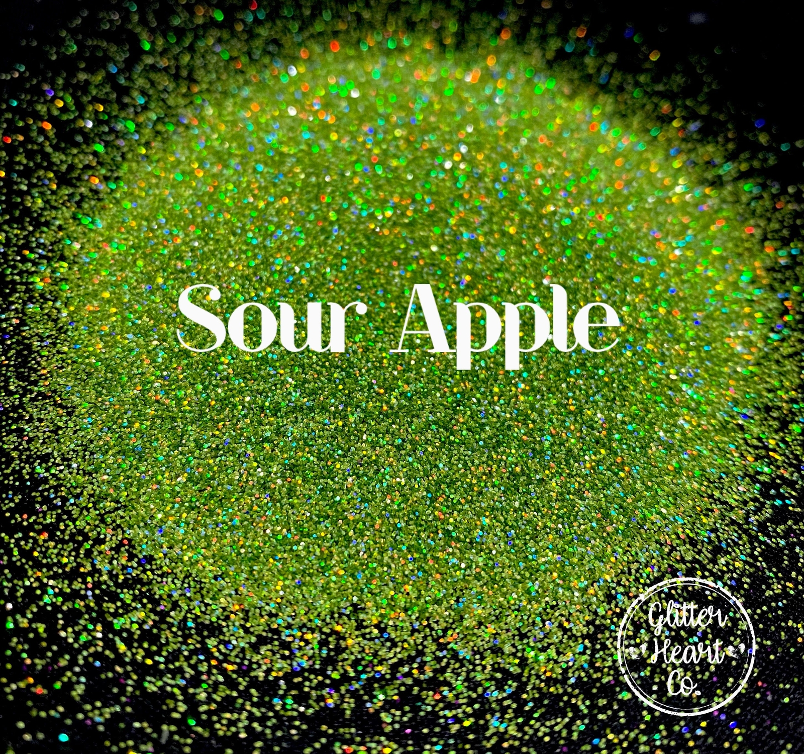 Premium Polyester Glitter - Green Holographic