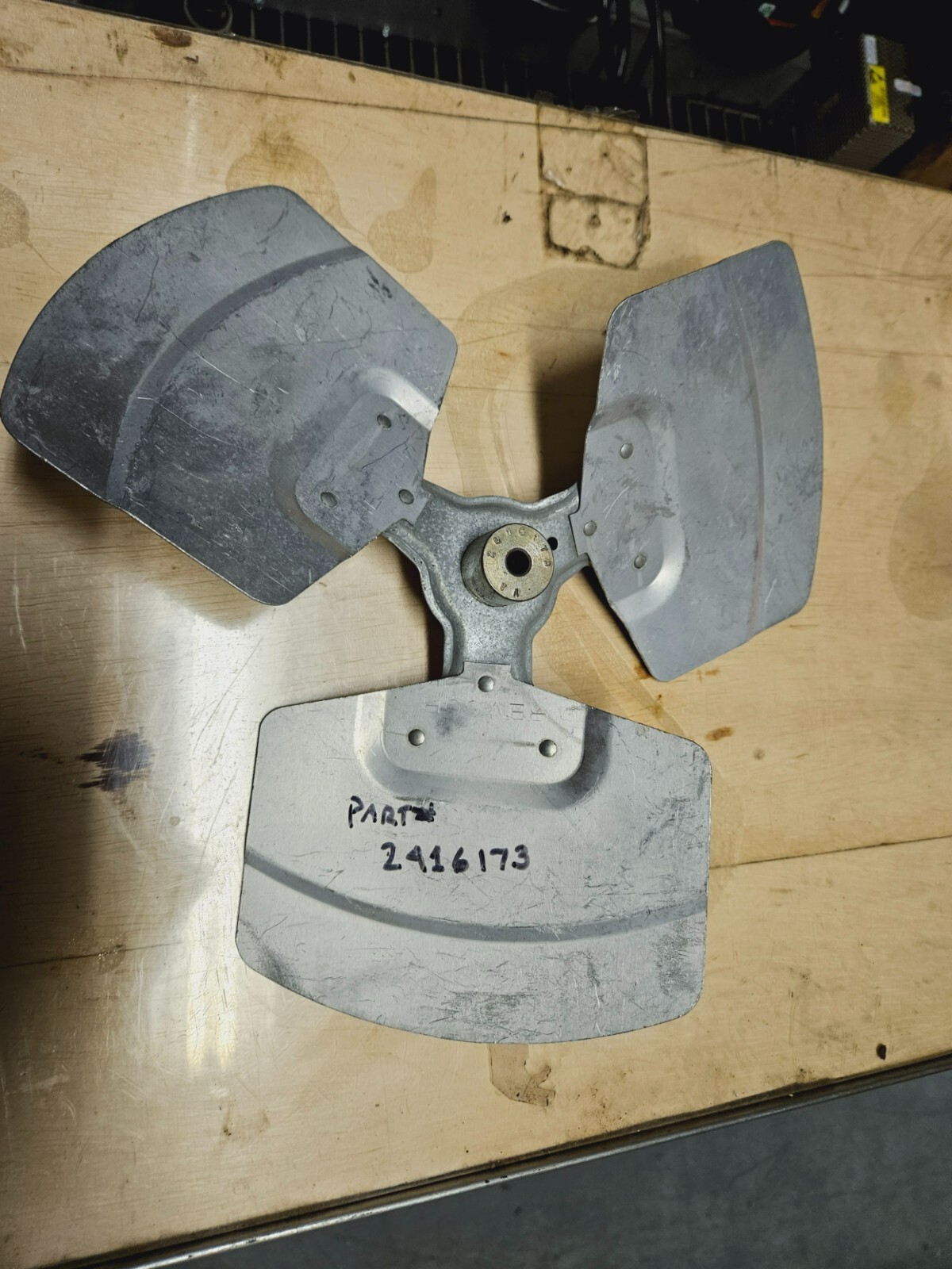 Manitowoc Ice 2416173 Fan Blade, 3 Fin