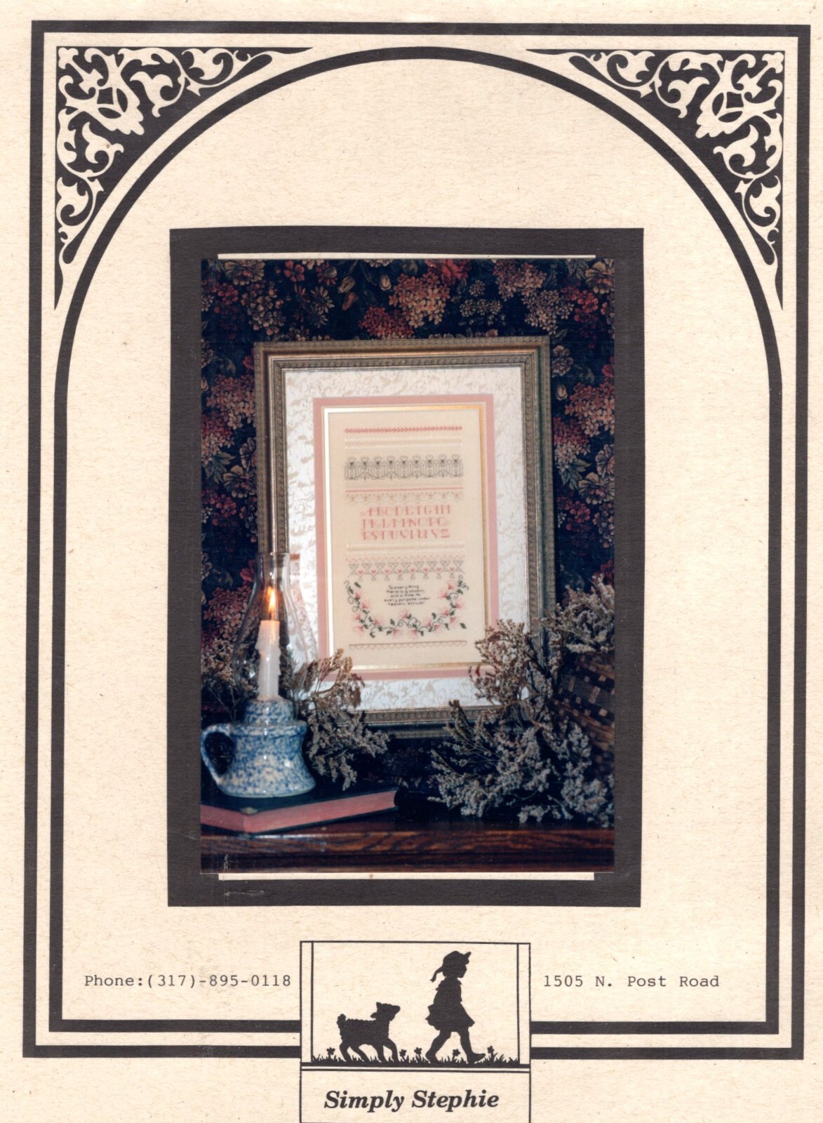 SEASON'S SAMPLER Embroidery Pattern Chart ©1994 Simply Stephie Ecclesiastes 3:1