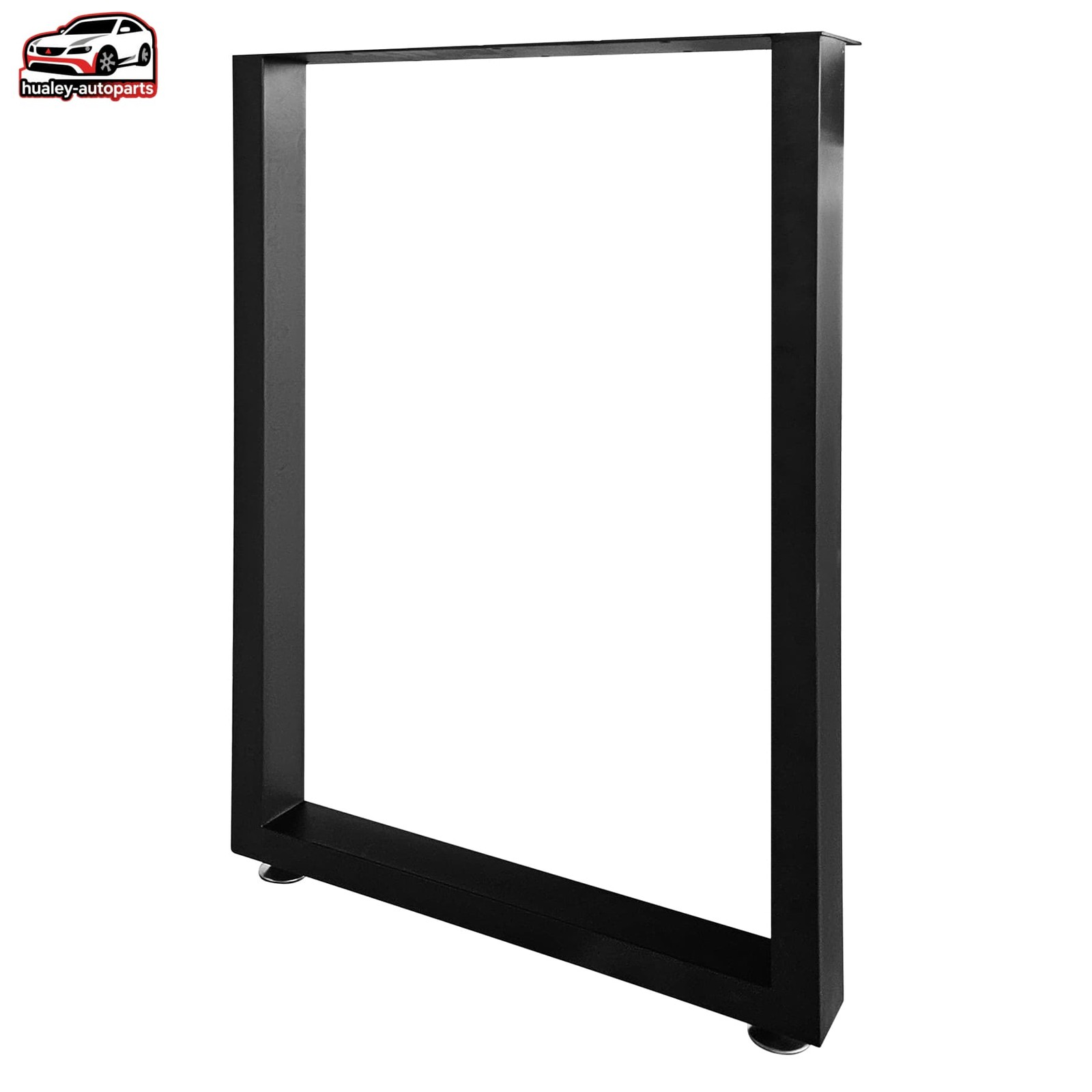 28" x 17.7" Black Table Legs Industrial Country Style Heavy Duty Set of Steel