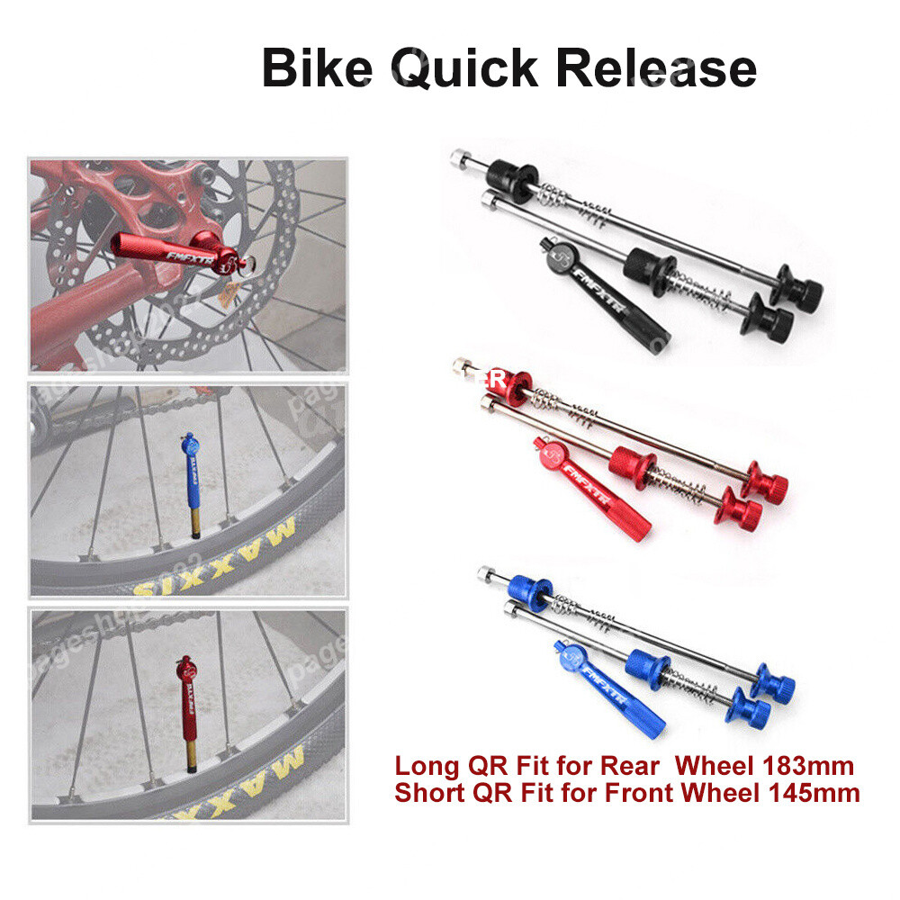 Bike Axle Quick Release Skewer Set Bicycle Anti-Theft Wheel Security Locking