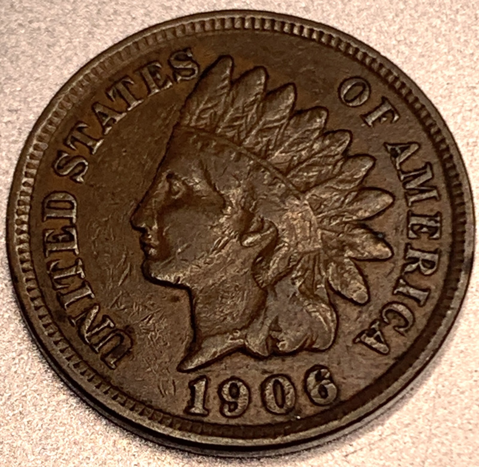 1906 Indian Head Penny  VF Very Fine Condition  SR964