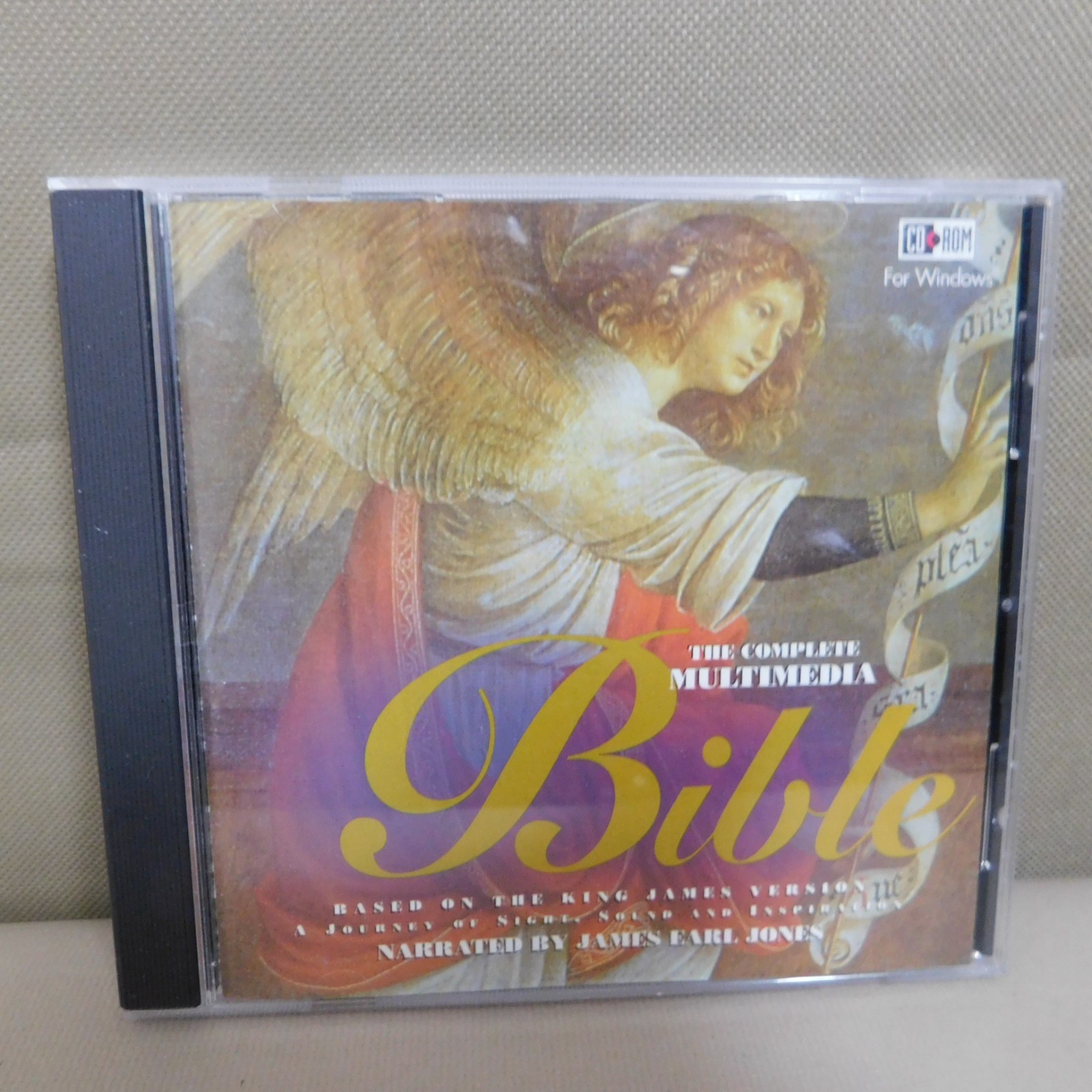 The Complete Multimedia Bible 1998  CD-ROM (VG) James Earl Jones VGC Disc Clean