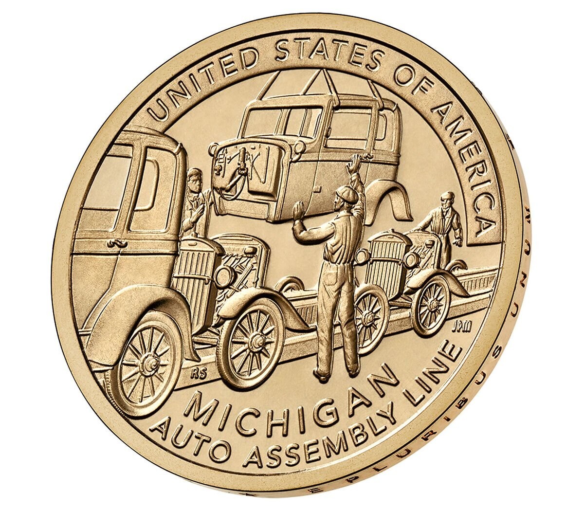 2025-PD Michigan American Innovation Dollar 2-Coin Set In Hand, Free Shipping!