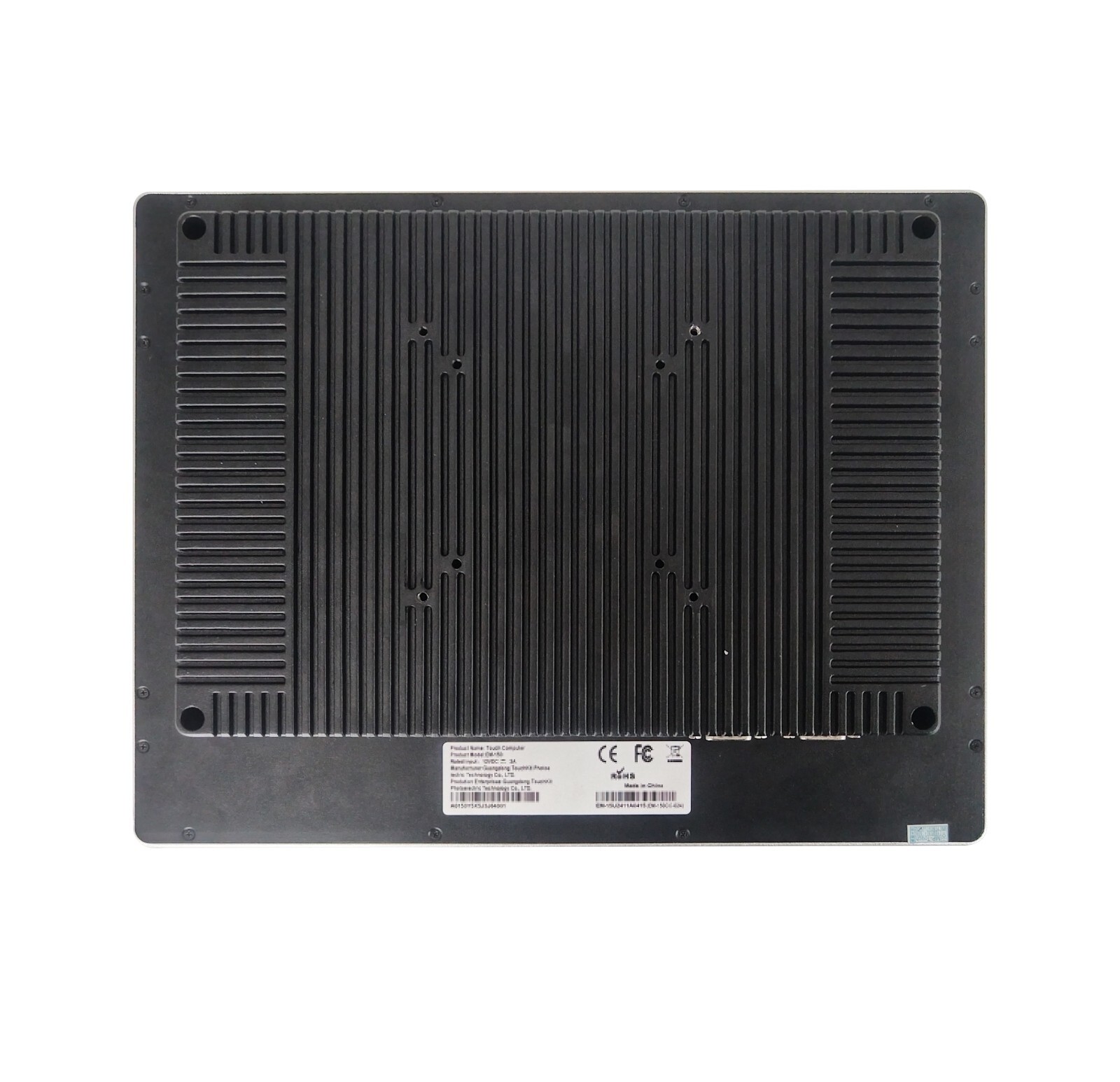 Embeded 15.6" touch computer all in one KDS kitchen wall-mounted