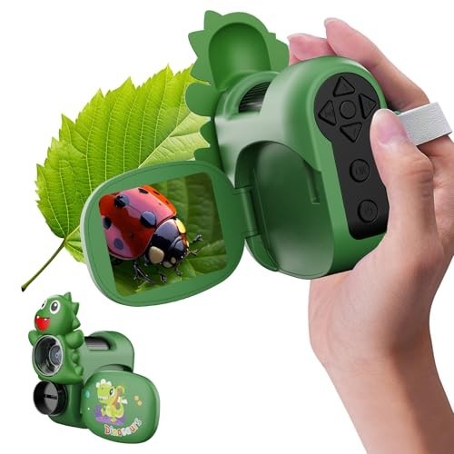 1600X Handheld Microscope for Kids 2" IPS Screen Kit Mini Pocket Digital...