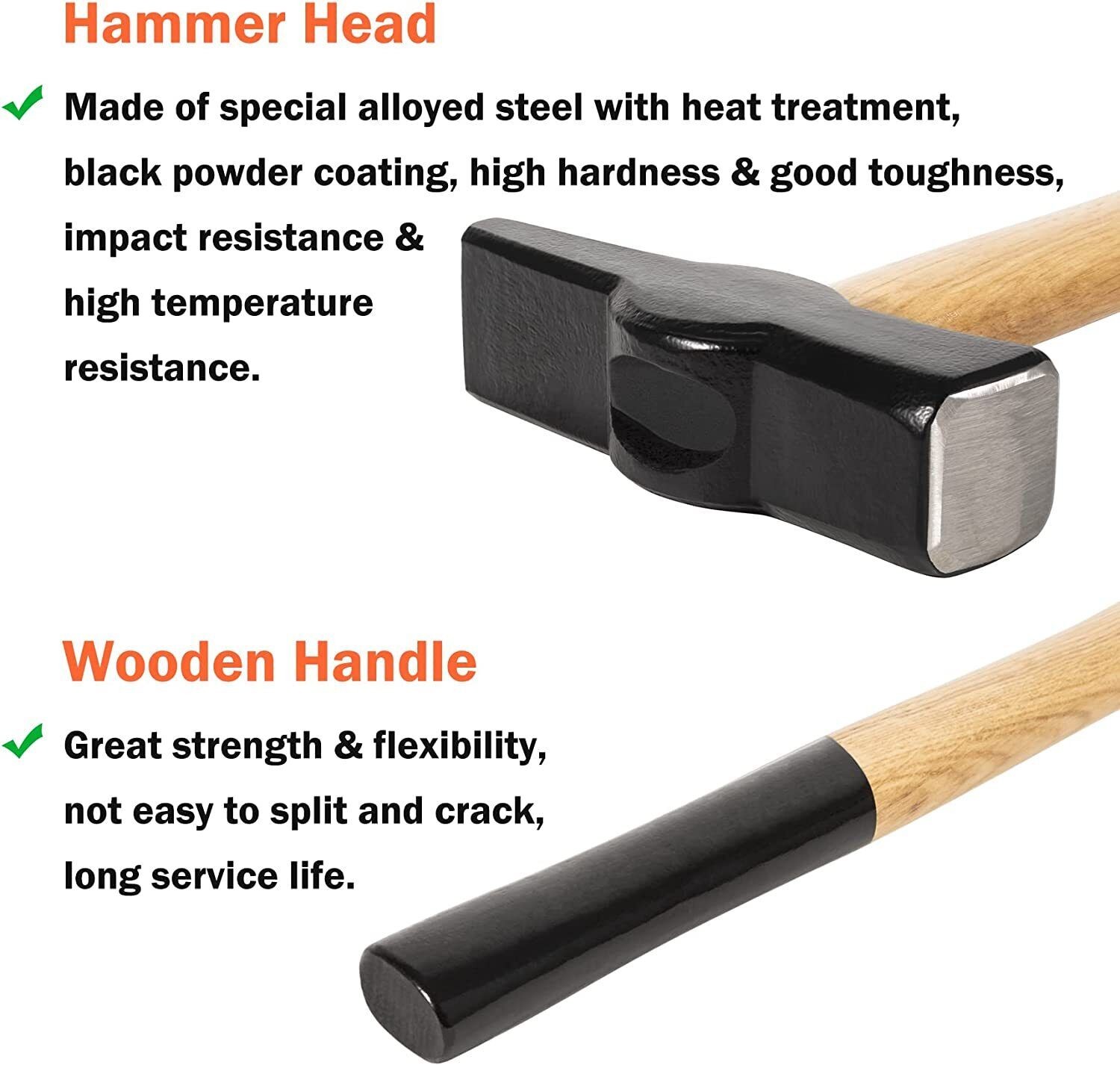 Blacksmiths Beginner Hammer 0000811-1000 Knife Making Metalworking Forge Tool