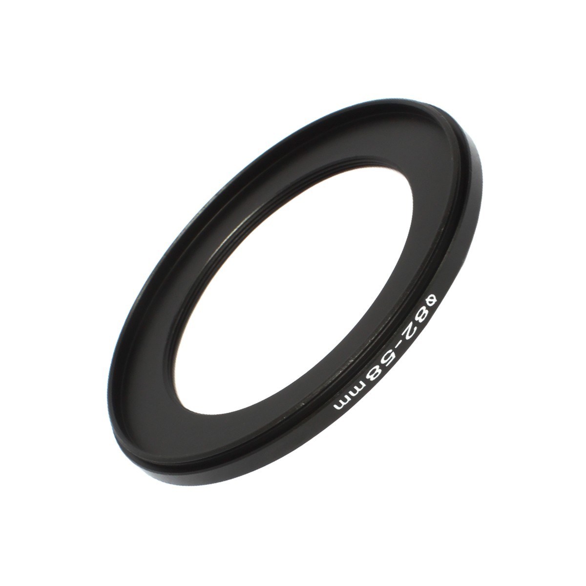 82mm to 58mm Step-Down Lens Filter Ring Adapter