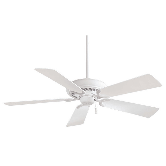 Minka Aire F568-WH Supra 52" Uni-Pack 5 Blade Indoor Ceiling Fan, White