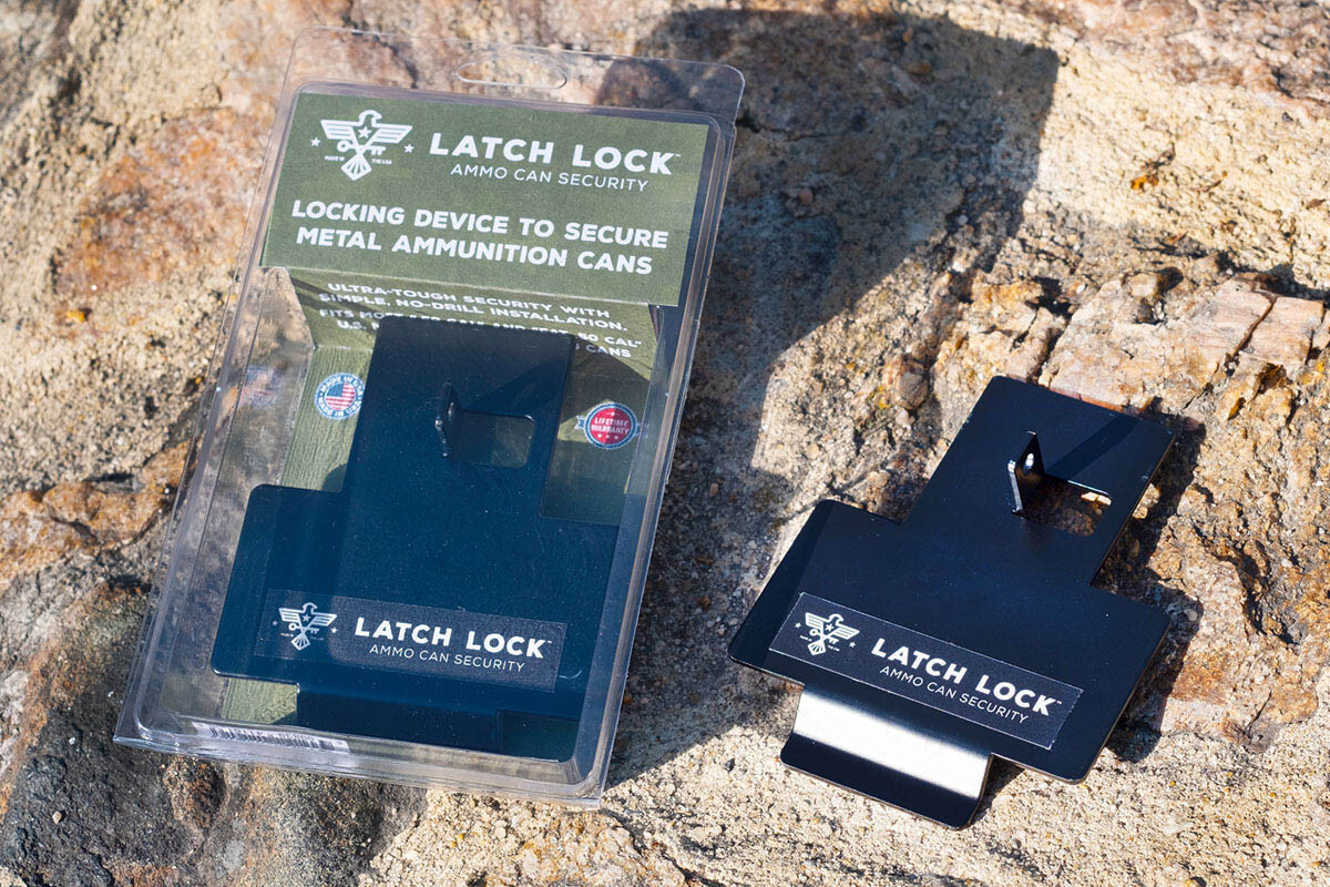 LATCH LOCK ammo can security locking device (With Lock) for .50 cal and Fat 50