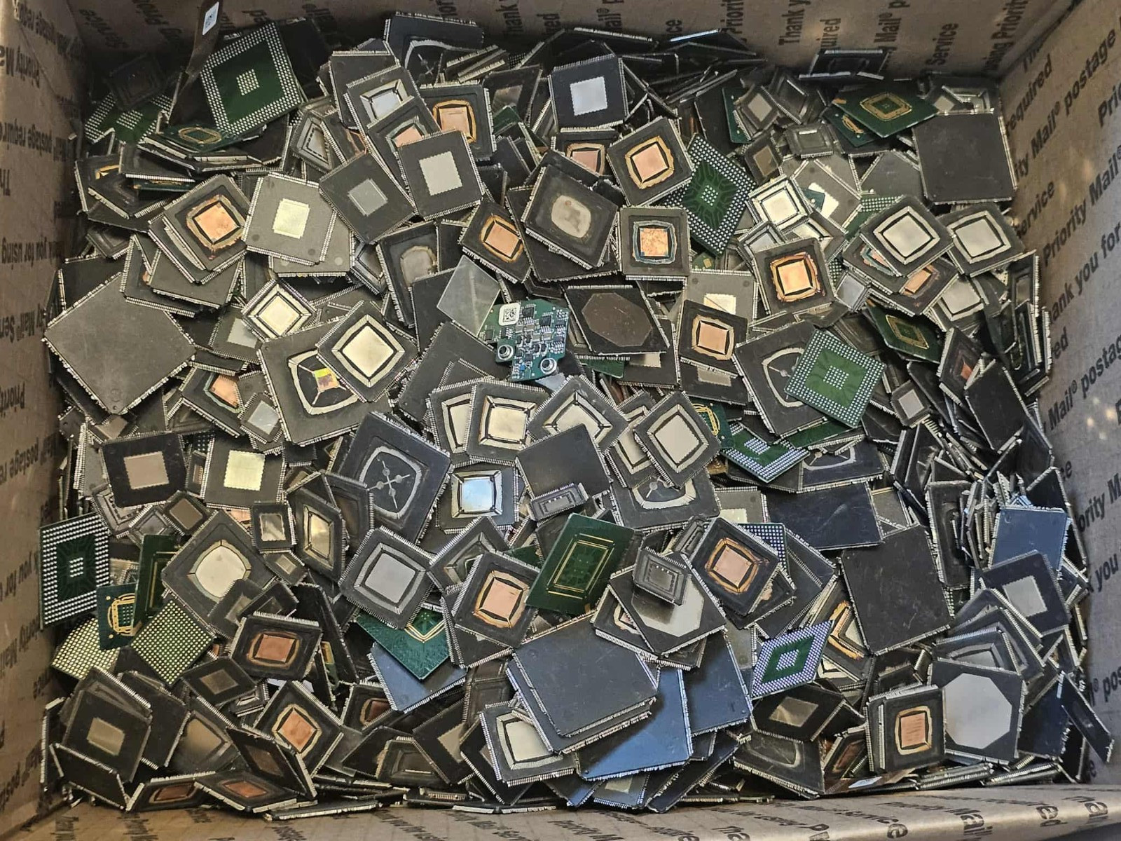 Custom TI Vintage IC Ceramic Carriers & Chips Science Art Design Prototyping Fun