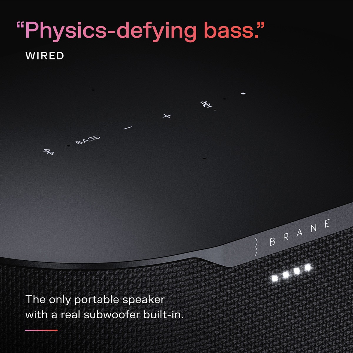 Brane Audio Brane X Portable Bluetooth Speaker