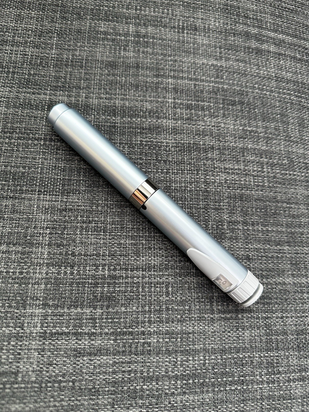 V2 Reusable 3 mL 60Unit Insulin Peptide Pen with 2 Sterile Cartridges Ice Blue