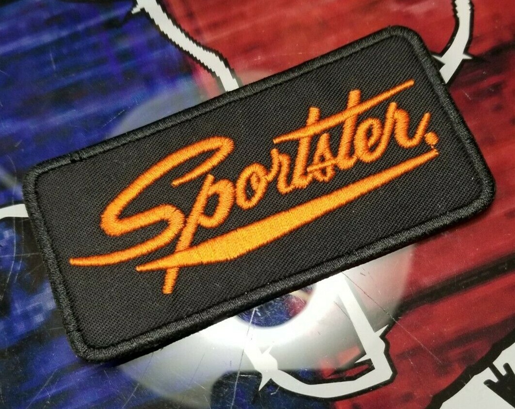 EMBROIDERED SPORTSTER MOTORCYCLE PATCH (Please Read Ad)