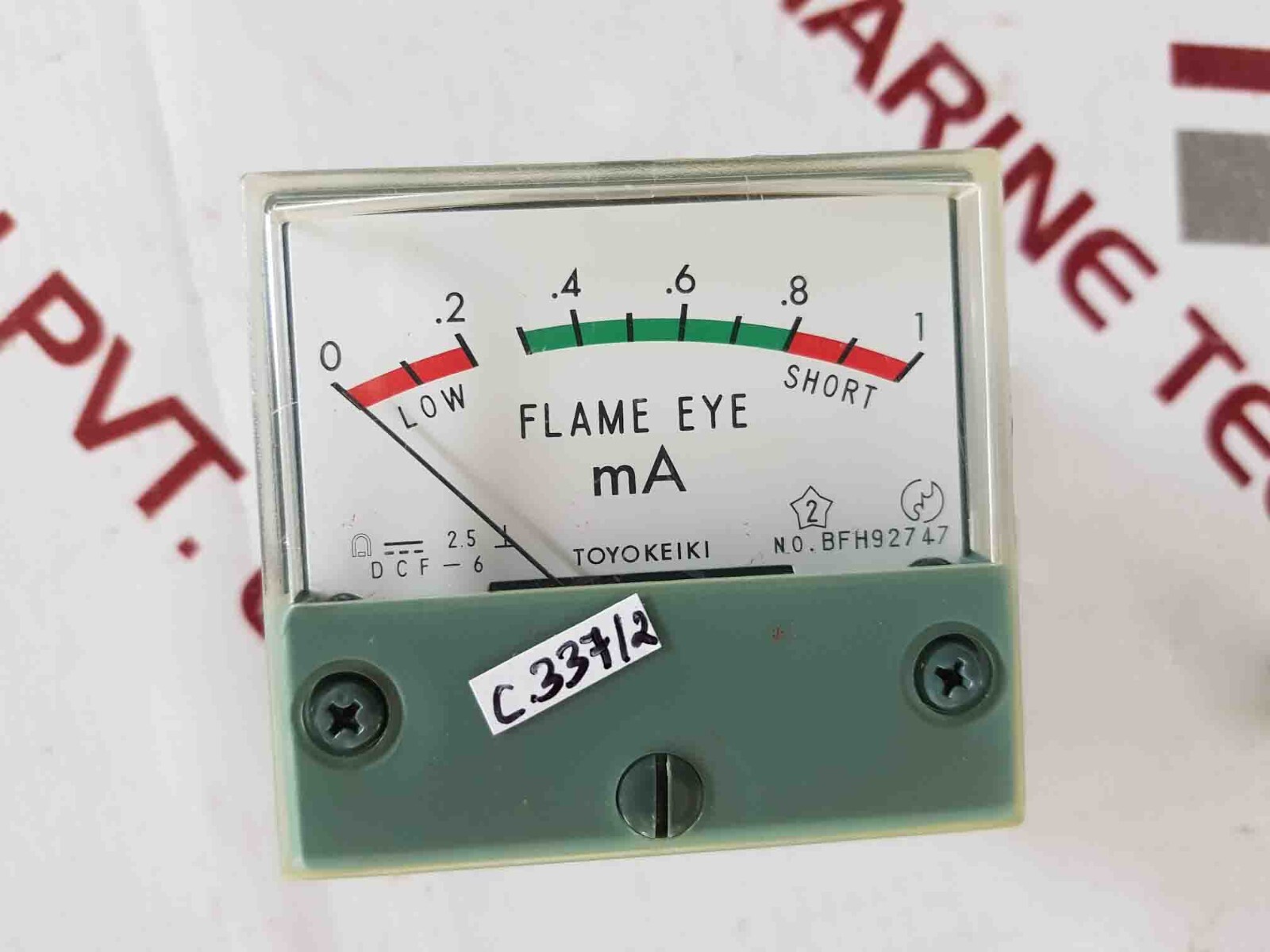 Toyo keiki flame eye meter  bfh92747