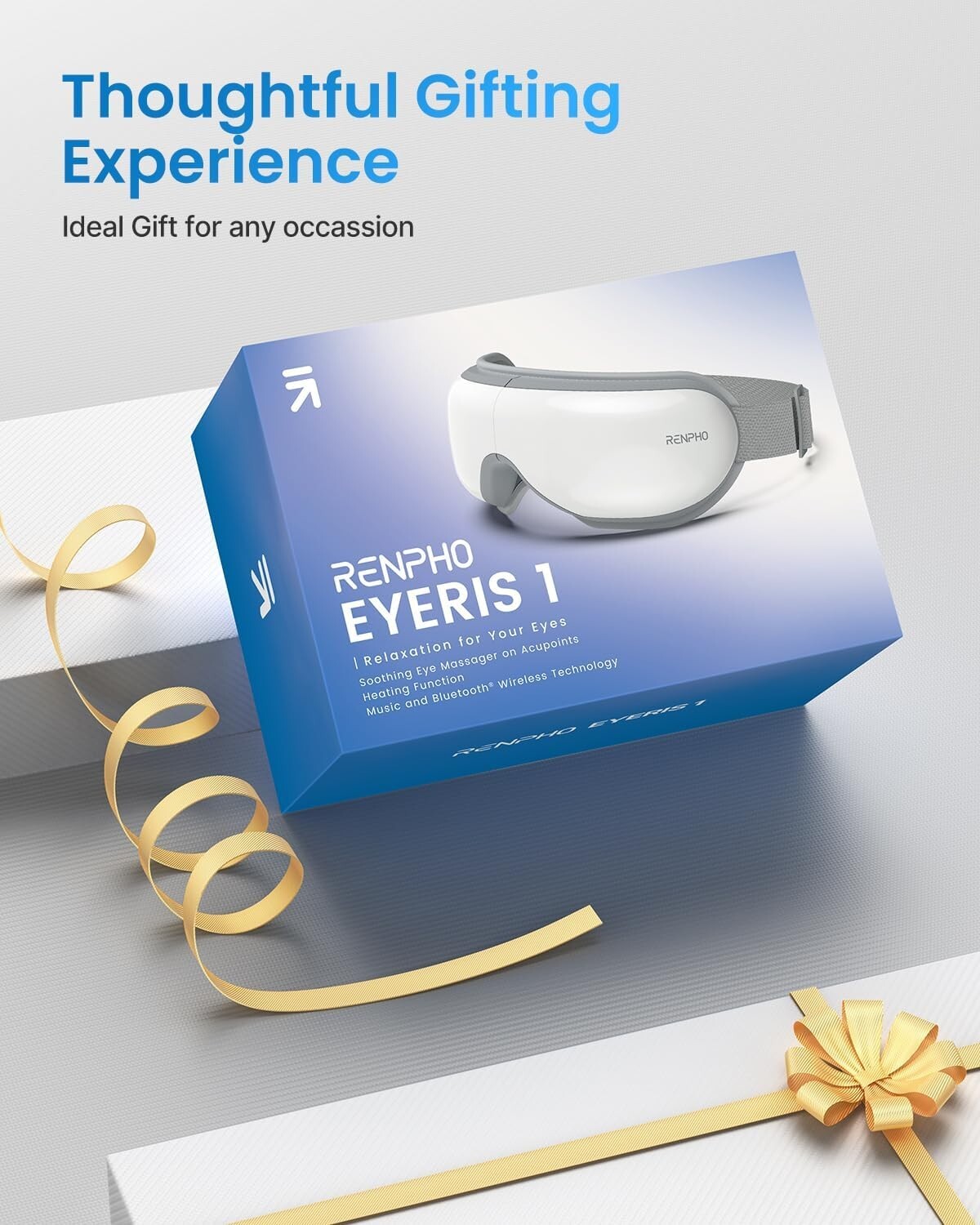 Electric Vibration Eye Massager w/ Bluetooth Eye Relieve Fatigue relaxing Machin