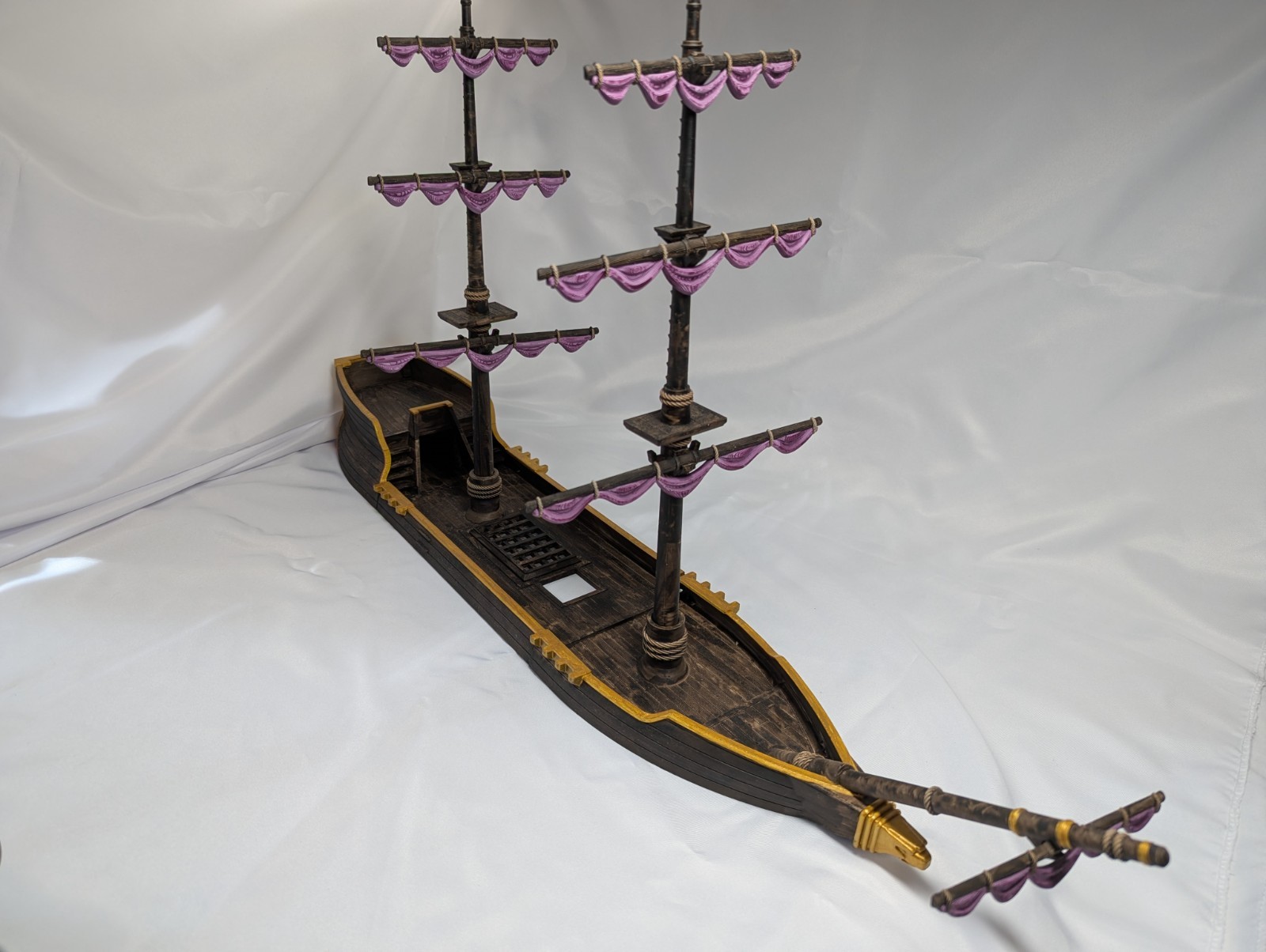 Pirate Ship Painted Setting Dungeons And Dragons Ttrpg
