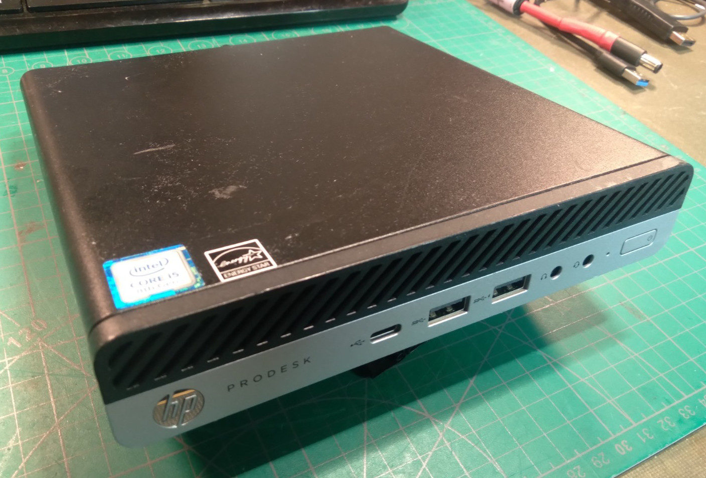 HP ProDesk 600 G4 Mini i5-8500T, 2.1GHz, 6 cores, 16GB RAM, 500GB HD, Mint 22.3