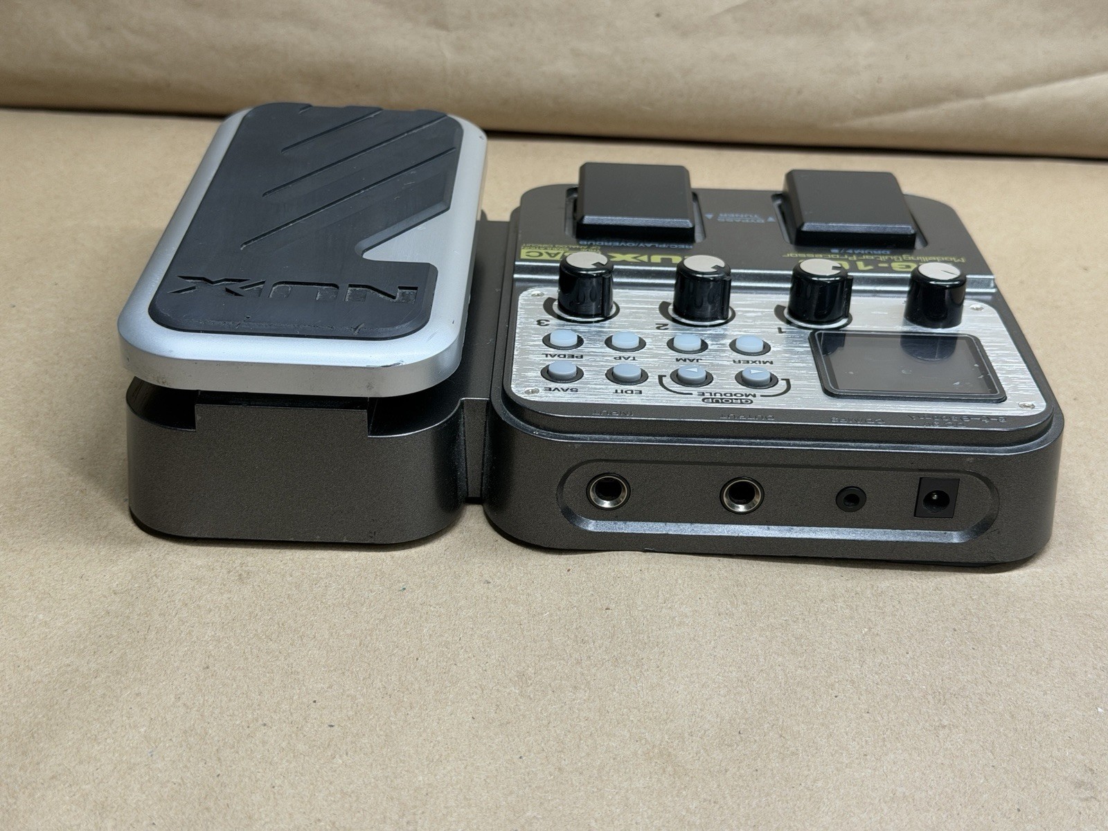 NUX MG-100 Multi-Effects Modeling Guitar Processor Pedal Only | No Power Adapter